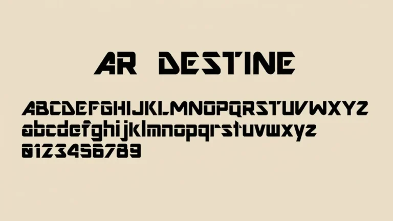 AR Destine Font Download