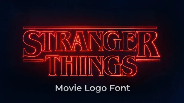 Stranger Things Font Free Download (Movie Logo Font)